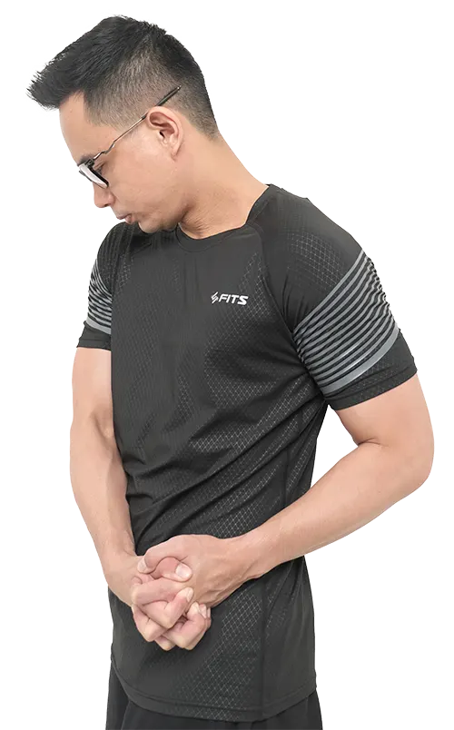 FITS Threadflex Blackpanther Sports Shirt