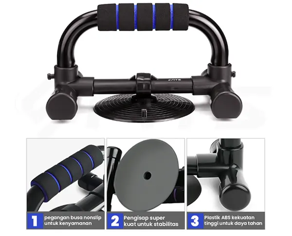 fitur FITS Push Up Stand 2 in 1